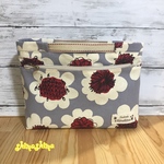 バッグインバッグ☆花パープル
