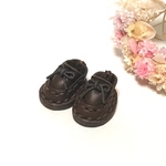 ＊送料無料＊mini☆mini ミニチュアリボンローファー⑮(こげ茶)