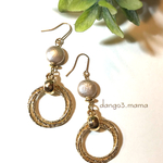 500円☆リングチャーム☆チェココインのピアス/イヤリング