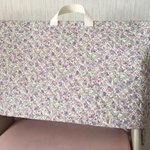 最後の一点　防災頭巾カバー　♡ 背もたれカバータイプ　♡ お花柄(パープル)