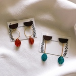 💄存在感のあるウッドピアス・イヤリング❇︎