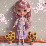 [胡蝶中国伝統服刺繍ワンピース洋服] リカちゃんジェニーちゃんブライスmomoko初代リカちゃん1/6人形ドール用服blythe