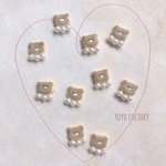 《再販》くまちゃんクッキーのピアス