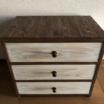 木製チェスト(三段)11cm