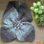 再販☆彡ガーター編み＆交差編みのCowl（made in Turkey）
