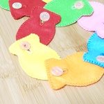 魚を繋げよう②😄    ボタンの練習に😊