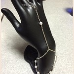 パール　フィンガー　ブレスレット