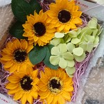 何作ろう～♪★ ソープフラワー[ひまわり&あじさいセット]★ヘッド ソープ