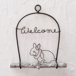 冬が好きなうさぎのWelcomeオーナメント