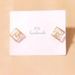 スクエアpearl◻︎イヤリング 