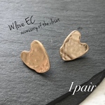 gold ハート ピアス