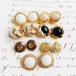 ■ミックスセット■14個入■11〜18mm■ビンテージボタン (ペア)　 [2020-5