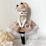 新作♡ギャザーたっぷりスカートのルルベちゃん　ベージュ