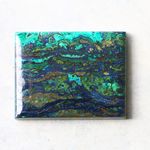 天然石＊アズライト・マラカイト・クリソコラ　クッション型　カボション＊ルース　86.3 ct