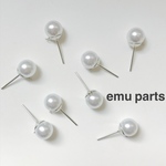 カン付きPerl pierce silver6p