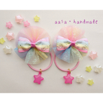 送料無料＊２個セット☆チュールヘアゴム☆