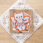 ◆封筒も着せ猫ちゃんのミニメッセージカード◆