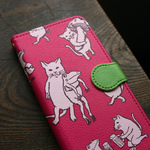 【SALE】スマホケース　なかまたち（ピンク）