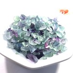 お試し/送料無料/15ｇ　フローライト　細石　サザレ　厚手チャック袋入れ