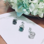 スワロフスキー　メンズ兼ピアス  