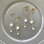 pearl×wavecrystal　ピアス／イヤリング