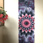 雪板てぬぐい  曼荼羅染め 16