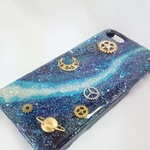 宇宙と歯車のスマホケース  iPhone5専用