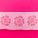 C-035 ☆3000円以上送料無料☆ シリコンモールド 花 レジン アロマワックスサシェ サシェ