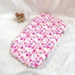 リバーシブル ペットカート用マット（ハート柄キルト&フェイクファー）