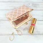 ［限定5個］ミニサイズ♪がま口のコスメポーチ（モロッカンナチュラル）