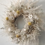 fluffy wreath "honey"﻿　ふわふわリース