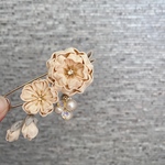 つまみ細工 桜のショールピン ☆ブローチ☆入学式☆卒業式☆春☆結婚式☆コサージュ
