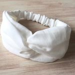 ダブルガーゼのクロスターバン(ホワイト)