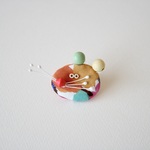 ねずみ/ブローチ
