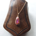 パープルさん［カンテラオパールのネックレストップ］※チェーン別売り