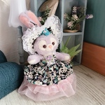 ステラルーぬいバドレス   ボンネット付き4点セットリカちゃんディズニーぬいば