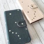 手帳型 冬の星屑 iPhoneケース
