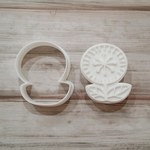 北欧　お花 ④　スタンプクッキー型　クッキー型　アイシングクッキー
