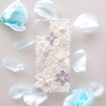 フラワービジューiPhoneケース スマホケース iphone11