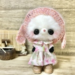 うさ耳ニット帽のパンダちゃん♪
