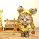 耳当て付き帽子のうさぎちゃん♪