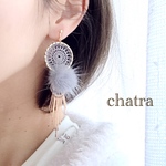 再販＊新作♡circle×fur …gray
