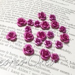 マットアルミローズ ローズピンク 20個