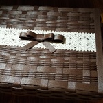 【papiyonnさまオーダー作品】A4サイズの蓋付き書類かご