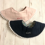 名前刺繍*ポンポンつきまんまるスタイ