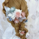 オーダー品✨ヘッドドレス★ウエディング★ナチュラル★ガーデン★結婚式★花嫁★卒業式★ヘアアクセサリー★ヘッドパーツ★マタニティフォト★成人式