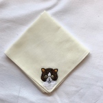 ねこの似顔絵ハンカチ
