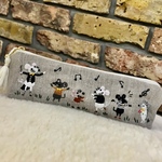 F様用ネズミさんの合唱刺繍ペンポーチ♪A