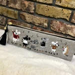 Y様用ネズミさんの1.2行進刺繍ペンポーチ♪C