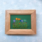 刺繍フレーム お花 インテリア雑貨 ミニフレーム